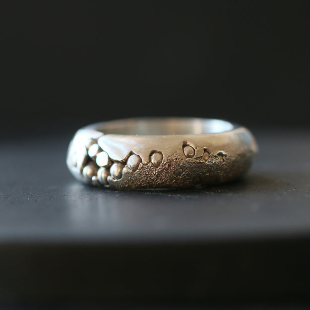 Silver Seafoam Ring (Matte) - Image 1