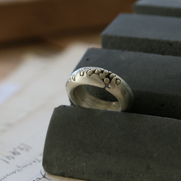 Silver Seafoam Ring (Matte) - Image 5