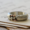 Silver Seafoam Ring (Copper and Silver) - Thumbnail 1