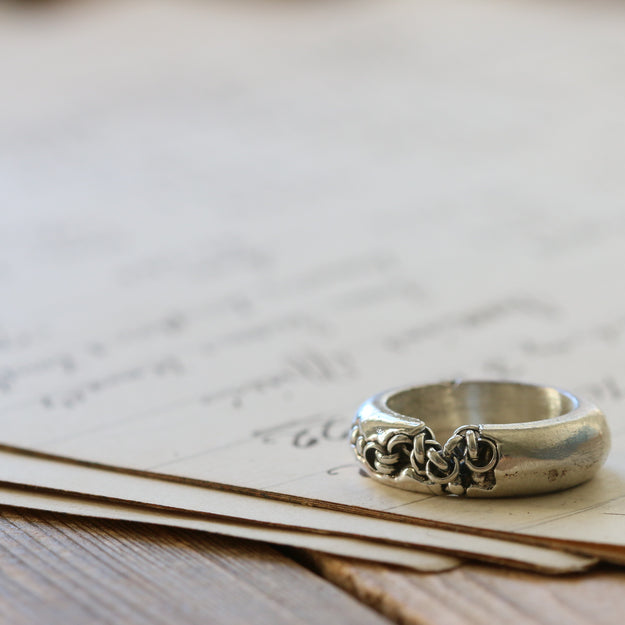 Silver Seafoam Ring (Matte) - Image 8