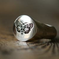 Death Moth Signet Ring - Thumbnail 1