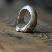 Sand Cast Heart Signet Ring - Thumbnail 4