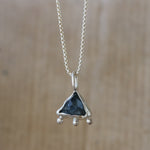 Indigo Blue Trilliant Tourmaline Necklace - Image 3