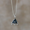 Indigo Blue Trilliant Tourmaline Necklace - Thumbnail 4