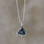 Indigo Blue Trilliant Tourmaline Necklace - Image 4