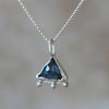 Indigo Blue Trilliant Tourmaline Necklace - Thumbnail 5