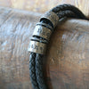 Hammered Black Story Bracelet - Thumbnail 8