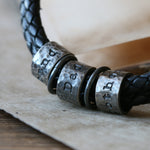 Hammered Black Story Bracelet - Image 10