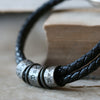 Hammered Black Story Bracelet - Thumbnail 11