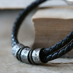 Hammered Black Story Bracelet - Image 11