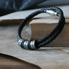 Hammered Black Story Bracelet - Thumbnail 3