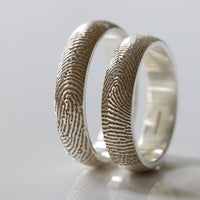 Silver Fingerprint Ring - Thumbnail 4