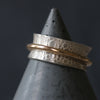 Single Gold Band Toad Texture Spinning Ring - Thumbnail 6