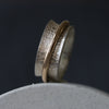 Single Gold Band Toad Texture Spinning Ring - Thumbnail 7