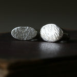 Silver Oval Signet Ring - Image 2