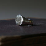 Silver Oval Signet Ring - Image 4