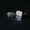 Silver Square Signet Ring - Thumbnail 5