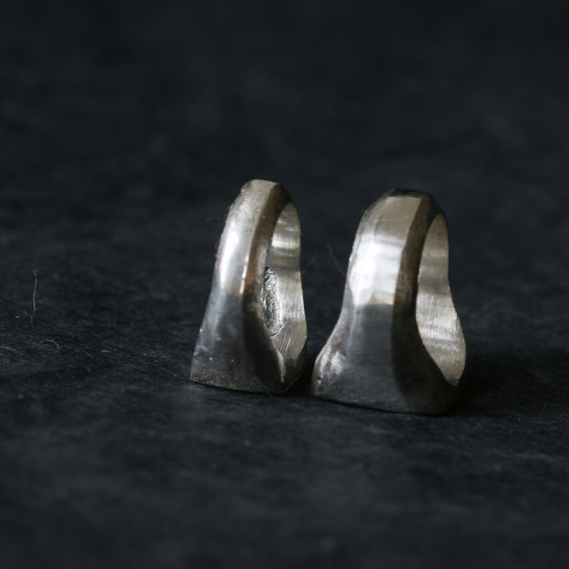 Sand Cast Silver Square Signet Ring - Image 9