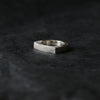 Silver Rectangle Signet Ring - Thumbnail 3