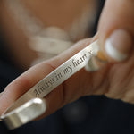 Personalised Silver Cuff Bracelet - Image 2