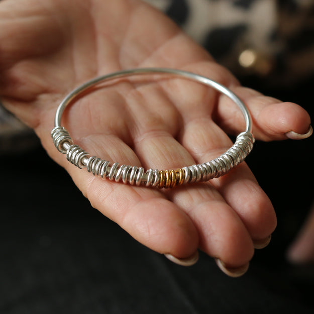 Silver Milestone Bangle - Image 6