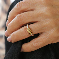 Gold and Silver Milestone Ring - Thumbnail 5