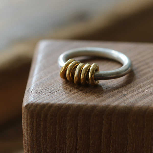 Gold and Silver Milestone Ring - Image 4