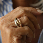 9ct Gold Russian Wedding Ring - Image 5