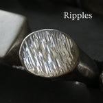 Silver Oval Signet Ring - Image 18