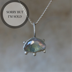 Watermelon Trilliant Tourmaline Necklace