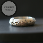 Silver Seafoam Ring (Matte)