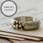 Silver Seafoam Ring (Copper and Silver)