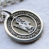 Personalised Silver St Christopher Necklace - Thumbnail 2