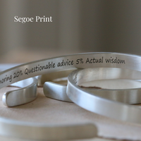 Men's Personalised Silver Cuff Bracelet - Thumbnail 3