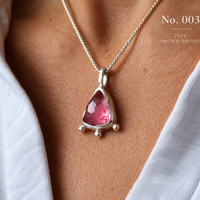Berry Pink Tourmaline Necklace — No. 003 - Thumbnail 3