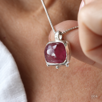 Sugarplum Pink Tourmaline Necklace — No. 004 - Thumbnail 2