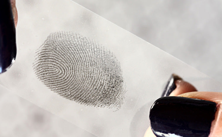 Fingerprint jewellery print taking