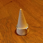 Silver pebble Ring