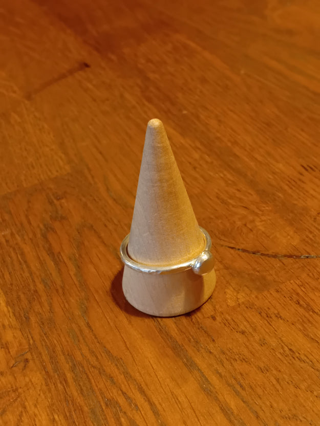 Silver pebble Ring - Image 1