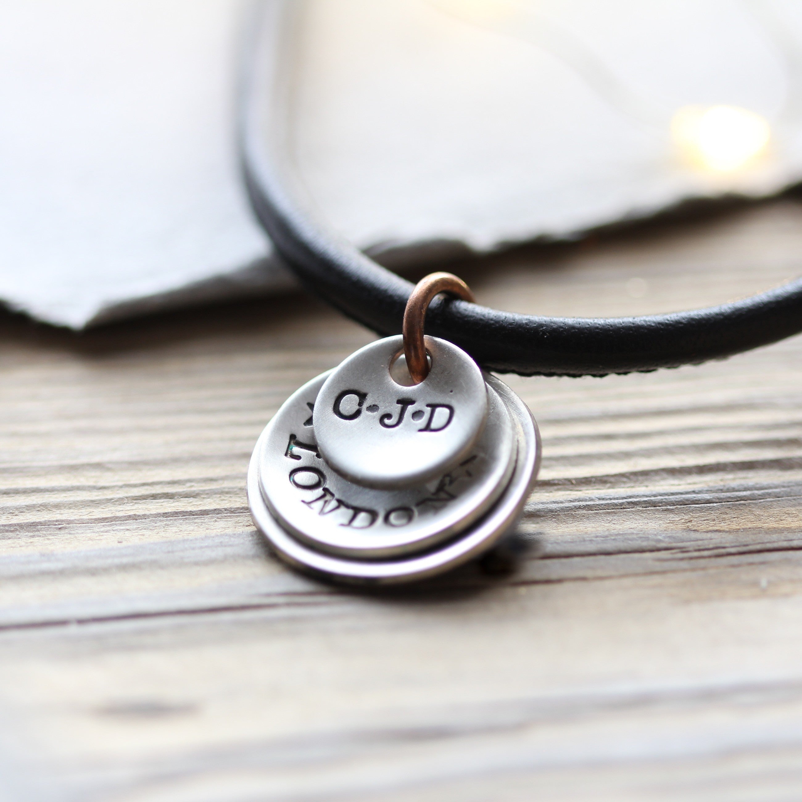 Flippy Disk Necklace