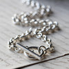 Heart T-Bar Necklace - Thumbnail 5