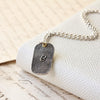 Fingerprint Dog Tag Necklace - Thumbnail 6