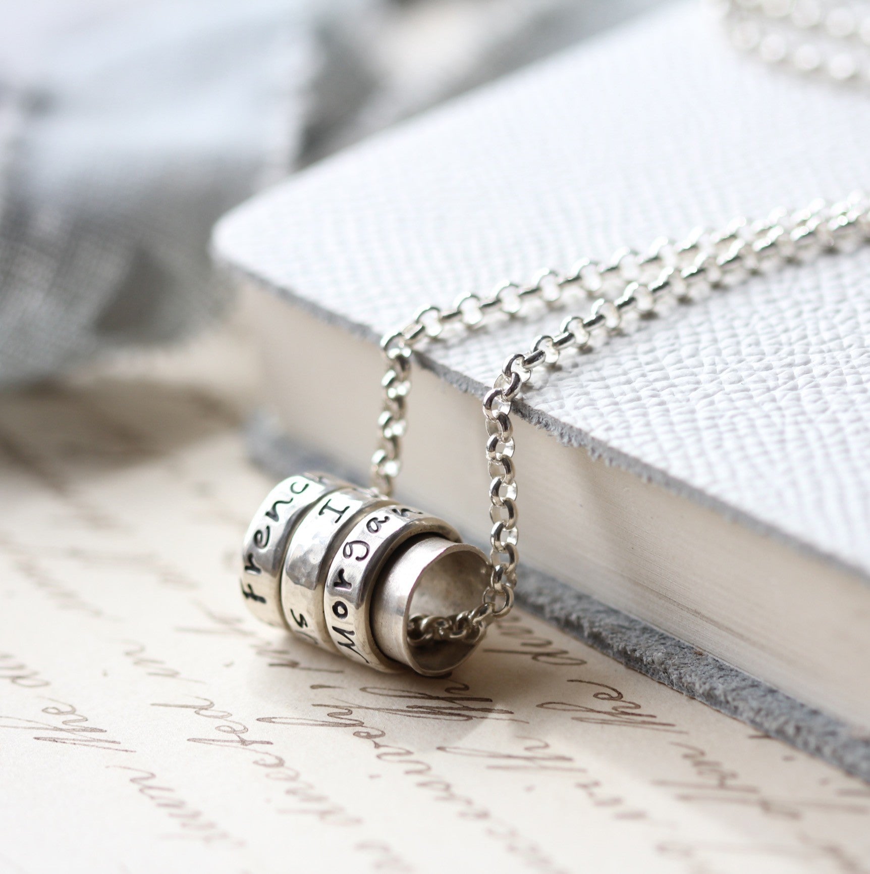 Spinning Ring Necklace