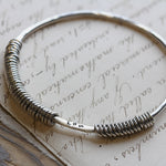 Silver Milestone Bangle - Image 1