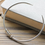 Silver Milestone Cuff Bangle - Image 3