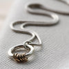 Gold and Silver Milestone Ring Necklace - Thumbnail 3