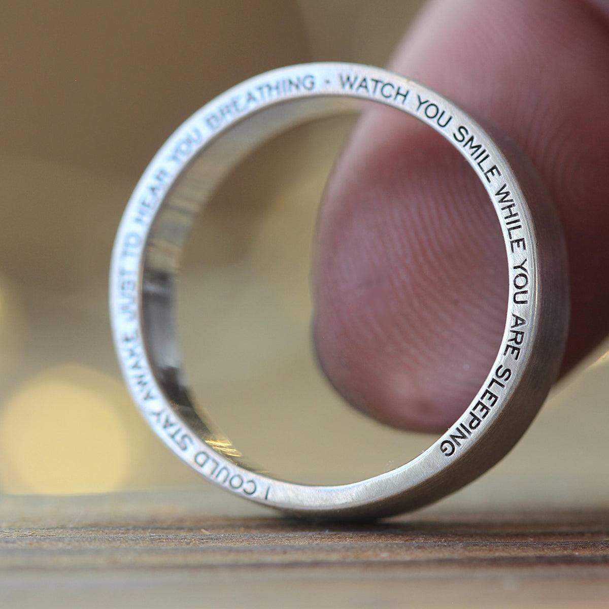 The HALO Engraved Ring