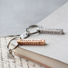 Personalised Copper Bar Keyring - Thumbnail 4