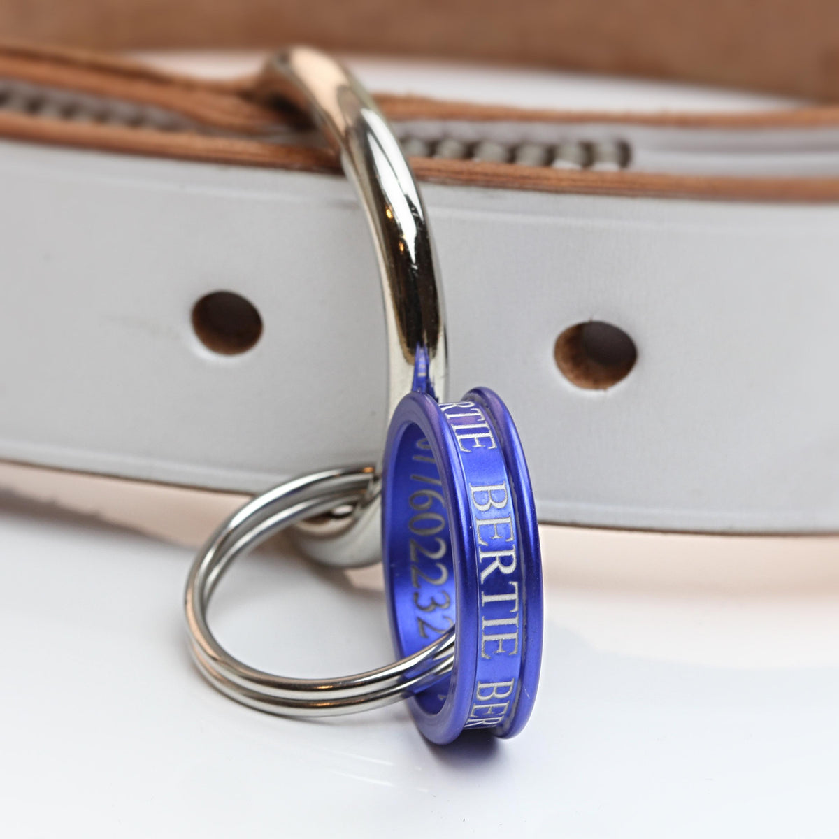Engraved Pet ID Tag Ring