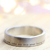 The AURA Personalised Silver Ring - Thumbnail 3